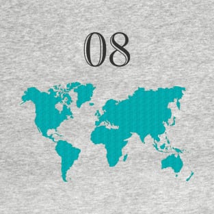 My Number 08 & The World T-Shirt
